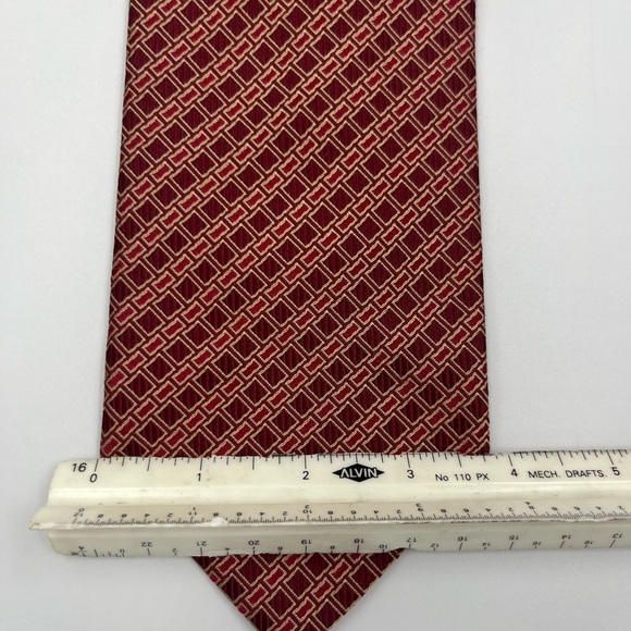 Ermenegildo Zegna Patek Philippe 100% Silk Textured Tie Necktie PRISTINE 2005 - Picture 6 of 6